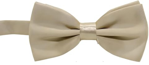 1 Pièce Noeud Papillon Homme Enfant, Couleur Unie Champagne Clair, Noeud Papillon Pré-Noué Réglable, Pour Mariage Baptême Cérémonie