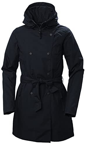 Helly Hansen Mujeres W Welsey II Trench Aislado, Azul Marino, S