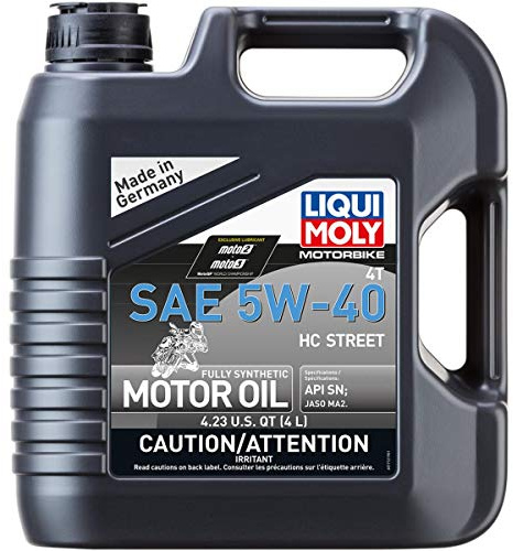 Liqui Moly 20414 4T HC Street Motor Oil - 5W-40-4L.