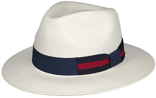 Stetson Vondrio Traveller Panamahut Hut klassischer Stil UV-Schutz 40+ Made in Ecuador Unisex Frühjahr Sommer Natur S (54-55 cm)