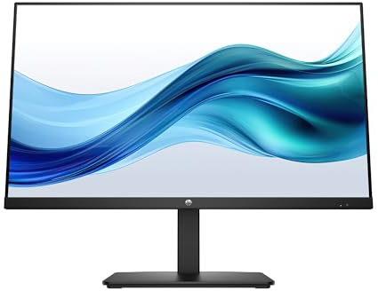HP Series 3 27 inch FHD Monitor, Full HD Display (1920 x 1080), IPS Panel, 1300:1 Contrast Ratio, 250 Nits, Eye Ease with Eyesafe Certification, Black, 327se (2025)