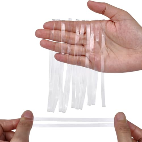NBEADS 100 Pcs Bandes Élastiques Transparentes, 5mm Sangles de Reliure Robustes en TPU Bande Élastique pour Livres Fournitures de Bureau Maison Emballage Fixation, Diamètre intérieur : 10 cm