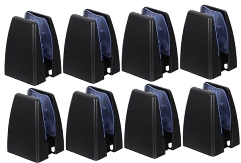 DOITOOL 8 pièces Clips de Panneau Abs pour Cloison de Bureau Supports de Séparation pour Étagère et Verre Fixations Stables pour Cloison Amovible de Poste de Travail