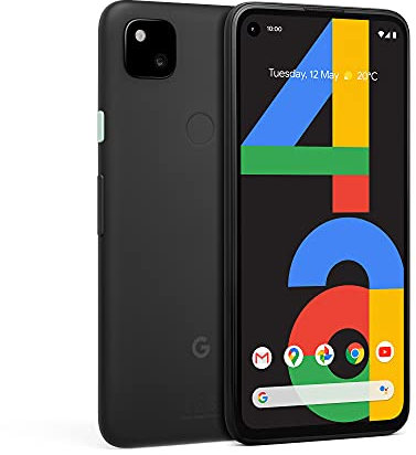 Google Pixel 4a, 128GB- Black- Unlocked (Renewed)
