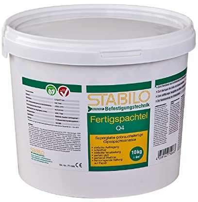 Fertigspachtel 10 kg weiß für innen | Spachtelmasse | Fertigspachtelmasse | Fugenspachtel | Glättspachtel | Gipsspachtel