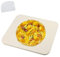 Yumhouse Pizzastein für Grill und Ofen, rechteckig, großer Kochstein, inklusive Kunststoffschaber, langlebiger und sicherer Cordierit-Backstein, robust für Pizza, Brot, BBQ (38.1x11.2 cm, weiß)
