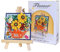 STETHI Jouets de Blocs de Construction Granulaires de Bouquet, 733pcs Blocs de Construction Fleurs Artificielles, Modèle D'assemblage de Fleur de Plante Enjoy Time Fun, Tournesol