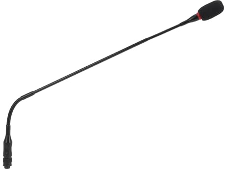 Svanhalskondensatormikrofon, 59 Cm Flexibel Svanhalsmikrofon, 4 Hål Kondensatormikrofon i Aluminiumlegering för Möten Videokonferenser