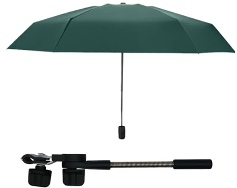 Ombrellino Per Passeggino, Ombrellone UV Universale Da 90 Cm Per Passeggini, Parasole Per Passeggino A 360° Con Morsetto Di Fissaggio Regolabile, Ombrellone Per Passeggino Con Clip 2 In 1, Ombr