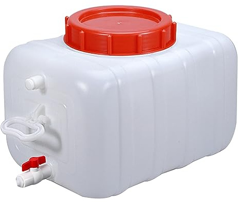 DWZL Seau d'eau Domestique Durable Stockage d'eau Facile Et Pratique Conteneurs d'eau Plastique Portables Réservoir d'eau pour Camping Plein Air RV Essentiels Conduite Autonome(Size:80L)