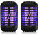 Lampara Antimosquitos, 1000V Antimosquit os Electrico, 2 Paquetes Lampara Antimosquitos Interio, Raqueta Matamoscas Electrica Atrapa Moscas lámpara Insectos Interior para Mosquitos, Moscas, Polillas