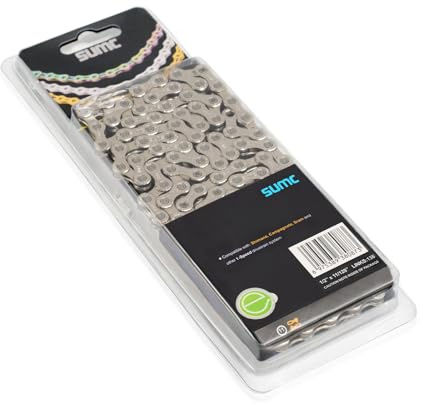 Fahrradkette 122 Glieder 1/2”X3/32” für 6/7/8/18/21/24-Gang