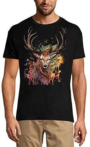 Grafisk T-shirt Herr Hjort Och Jakt - Jägare – Deer And Hunting - Hunter – Begränsad Upplaga Rolig Vintage Herrmodestil för Män Nyhet