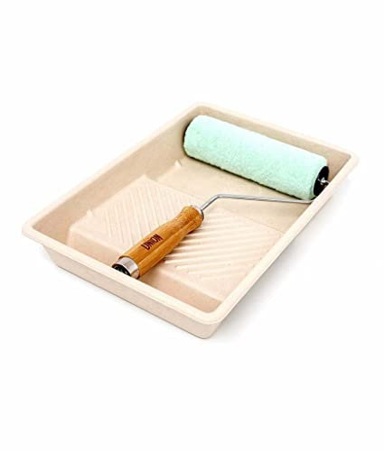 Lick 9 inch Paint Tray – Biodegradable Painting Tray, Sugarcane Roller Tray, Large Paint Roller Tray for 9 inch Rollers, Reusable, Compostable, Disposable Paint Tray