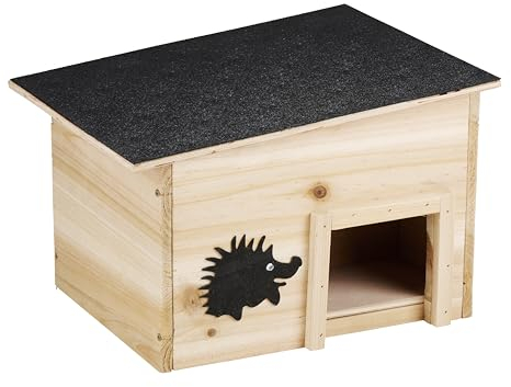 Lifetime Garden Igelhaus Holz - FSC 100% - Igelhaus - Meerschweinchenhaus - Holz