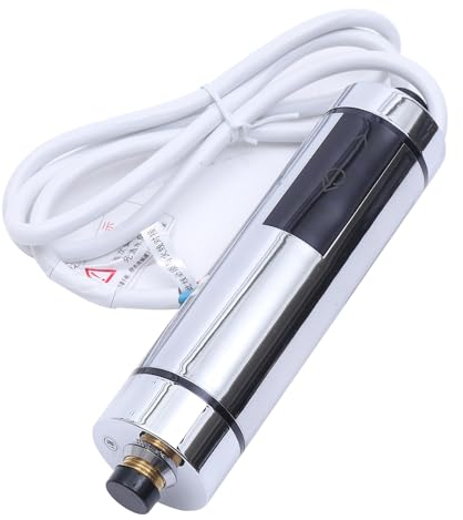 vinnyooc 5500 W 30-52 ℃ Mini scaldabagno elettrico piccolo riscaldatore di acqua istantaneo portatile riscaldatore di acqua istantaneo regolabile per bagno cucina