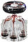Dispensador de chupito con 6 vasos de chupito, soporte creativo para dispensador de alcohol por goteo, dispensador de licor y soporte, accesorios de bar para el hogar, club, hogar, bar, cóctel