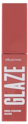 Collection Cosmetics High Glaze Lip Gloss, High Pigment, Plumping Effect, Toffee Drizzle