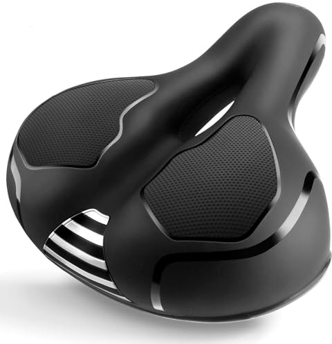 Sella Velo Confortevole, Sella MTB Gel Sella Bici con Funzione Ammortizzatore, Accessorio per Bici da Uomo Donna MTB Bicicletta/Bici da Strada (Stile A)