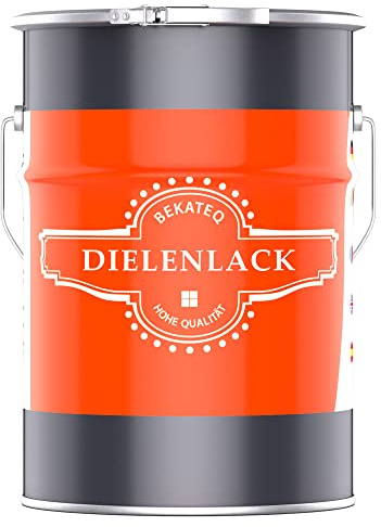 BEKATEQ BE-410 Dielenlack farblos 5l seidenglänzend I Holzlack auf Wasserbasis I Transparenter Parkettlack zur Holzversiegelung I Schützt Böden und Holzmöbel I schmutz- und wasserabweisend