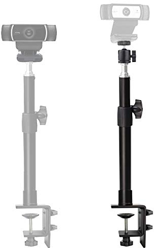 AYIZON Webcam Stand, Webcam Desk Mount with Table Clamp Holder Compatible with Logitech StreamCam C920s Brio C922x C930e C925e C615 C920