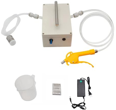 Siringa per Marinatura da Cucina, Siringa per Alimenti, Iniettore di Aromi, Pompa di Iniezione Elettrica per Soluzione Salina, Siringa per Carne per Marinare Robot per Carne (Modello aggiornato)