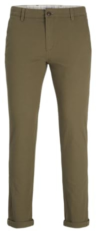 JACK & JONES Jpstmarco Fury Noos Homme Pantalon chino, Olive Night, 33W / 30L