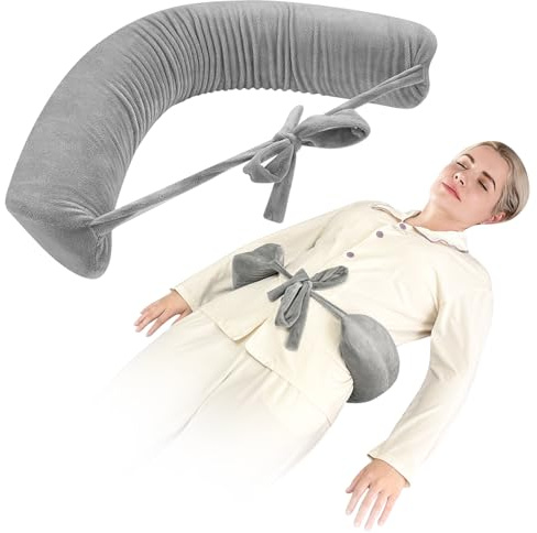 KAVIL Lower Back Support While Sleeping Lumbar Support Pillow for Bed Scoliosis Sciatica Pain Relief Pillow for Recliner Office Chair Lower Lumbar Roll Adjustable Night Sleep Cushion to Back Rest