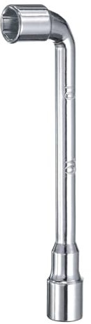 QUARKZMAN Llave de Vaso Hexagonal en Forma de L de 10 mm de Acero 45# de Doble Extremo Métrico de 6 Puntos para Reparaciones Generales, Tuberías, Mantenimiento de Bicicletas