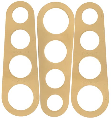 TOPBATHY Medidor De Espaguetis De 4 Agujeros Herramienta Para Pasta Medida Precisa y Fácil