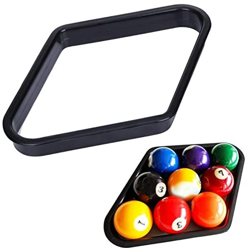 Ymxygz Plastic Billiard Ball Rack Billiard 9-ball Billiard Rack for Billiard Pool Table