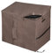Abdeckung für Mülltonnenbox im Freien, Schutzhülle für Garten Aufbewahrungsbox mit Aufklappbarem Dach, Für Store It Out Serie, Wasserdicht, 420D Oxford Braun (135 * 75 * 114cm)