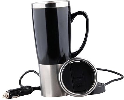 ABOOFAN Stainless Steel Car Kettle Electric Water Heater for Travel Capacity for Camping Road Trips