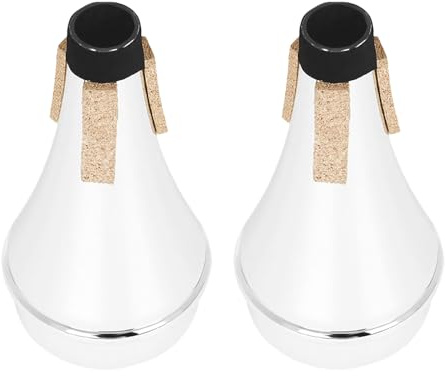 MAGICLULU 2piezas Sordina para Trompeta Portátil Sordina para Práctica de Trompeta Casa de Copa de Plástico para Principiantes Silenciar el Sonido y Reducir el Ruido para Uso Interior Estudi