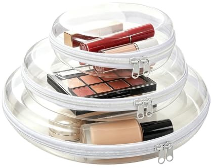 wasserdicht durchsichtig - Wasserdichter Tragbarer Transparenter Organizer | Kulturbeutel | Für Camping, Flugzeug, Auto, Gepäck, Make-up, Windeln, Spielzeug, Medikamente, Mütter,