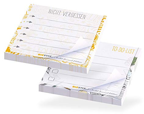 BIZSTIX Bullet Journal (Haftnotizen-Set)