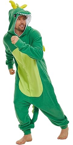 Guturris Pyjama Dragon Adultes Onesie Unisexe Halloween Cosplay Costume de Noël Combinaison de Nuit Vêtements de Détente
