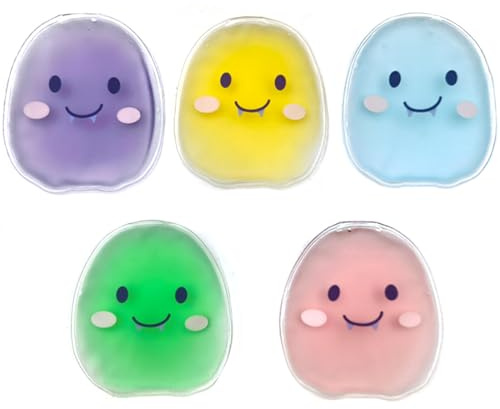 Bolsas de hielo frías y calientes Boo Boo para el alivio del dolor, bolsas de hielo para la comida, paquete de hielo en gel reutilizable para lesiones infantiles, fiebre, muelas del juicio, ojos
