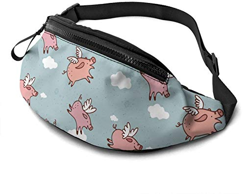 Lässige Bauchtasche für Männer und Frauen, verstellbare Gürteltasche für Reisen, Wandern, Radfahren, Laufen, Festival, Rave, 5, Einheitsgröße, modisch