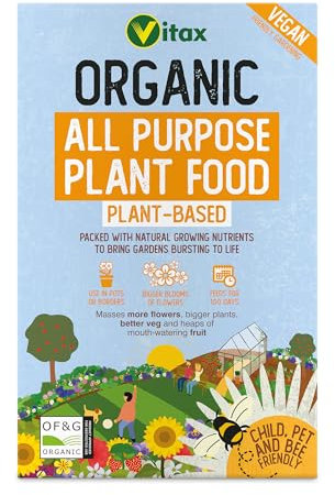 Vitax Organic All Purpose Plant Food 0.9KG, Plant-Based and Vegan Friendly