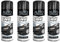 SDMAX All Purpose Black Satin Spray Paint, Satin Finish, Suitable for Wood, Metal, Plastic, and, Glass Surfaces, Quick Spraying, Interior and Exterior Usage, 250ML (4 Pcs)