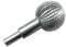 Gubia de bola para tallado de madera, cabezal de molienda de bolas para tallado y lijado de madera, cortadores esféricos, diámetro de 40 mm, escofina de bola (plata)
