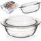 orion group Auflaufform Backform hitzebeständig Glasbräter mit Deckel 27x23x11,5 cm 2,2 L