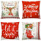 patinadrift 4 Stück Weihnachtskissen 45x45 Weihnachten Kissenbezug Rentier Merry Christmas Kissen Let It Snow Winter Kissenbezüge Weihnachtskissen Deko für Zuhause Sofa Wohnzimmer Auto