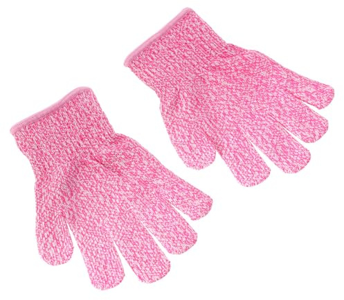 GALPADA Guantes Infantiles Resistentes a Cortes de Nivel 5, Guantes de Cocina Resistentes a Cortes para Protección Manos, Rosa, Talla Xs (1 Par)