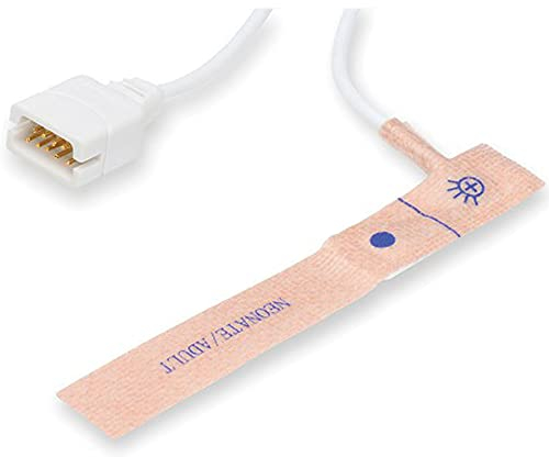 GIMA - Sonda adulto e neonatale monouso con cavo da 70 cm, 35109