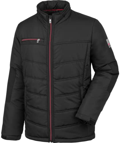 WÜRTH MODYF Winterjacke für Herren Steppjacke New Craft in Schwarz – leichte Jacke mit hohem Kragen & Polyester Wattierung - für Arbeit und Freizeit - in S