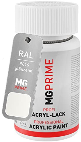 MG PRIME RAL 9016 Verkehrsweiss/Traffic white glänzend Lackstift 50 ml schnelltrocknend