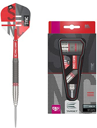 Sync 02 23G 90% Tungsten Swiss Point Steel Tip Darts Set