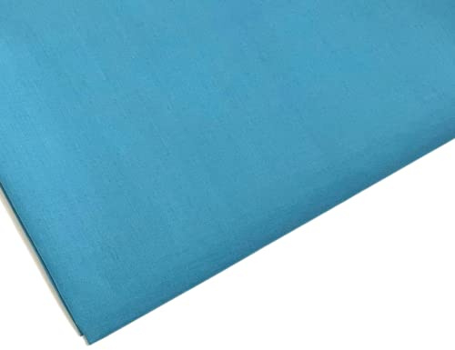 Vanligt turkos polybomullstyg – 45 tum/112 cm bred – 40+ färger – 10 meter